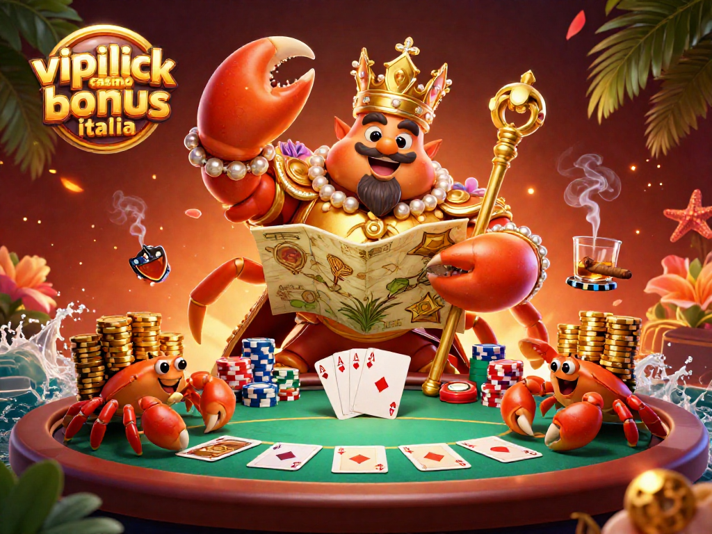 Gioca con il bonus VIPLuck casino Italia, vincendo con strategia poker e animali marini d'oro.