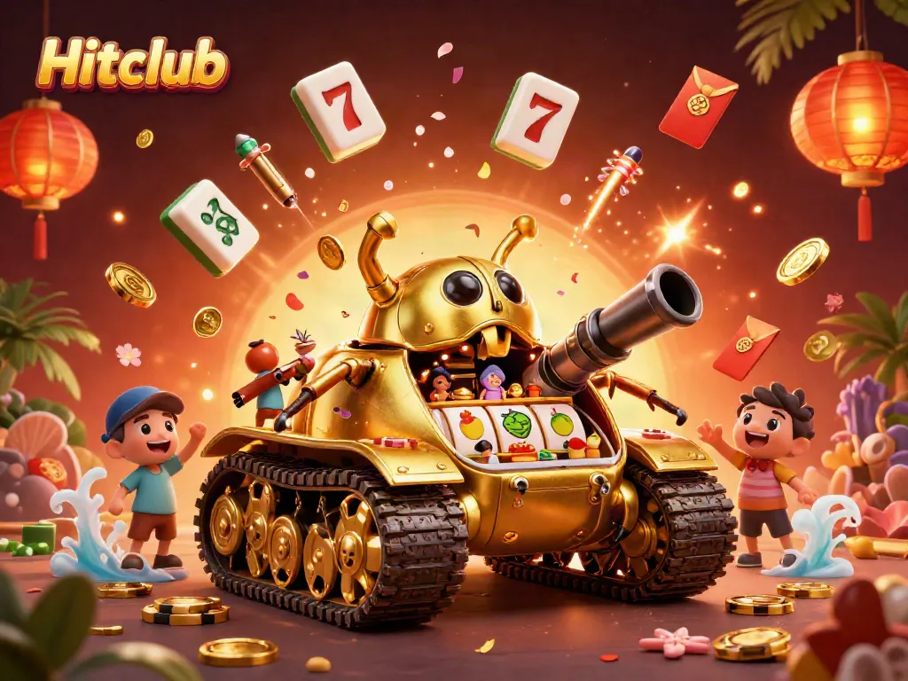 Experience the exciting world of Hitclub with a golden beetle tank casino brimming with joy and fortune.