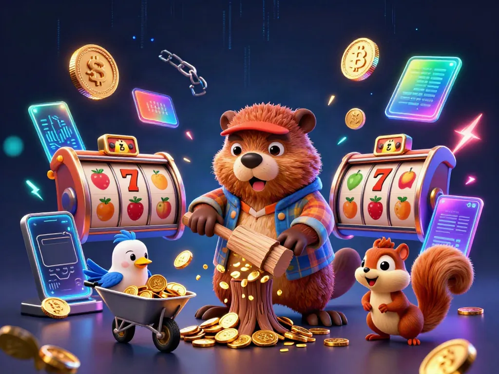 Experience thrilling wins at ee88 with our animated 3D beaver scene showering golden coins.