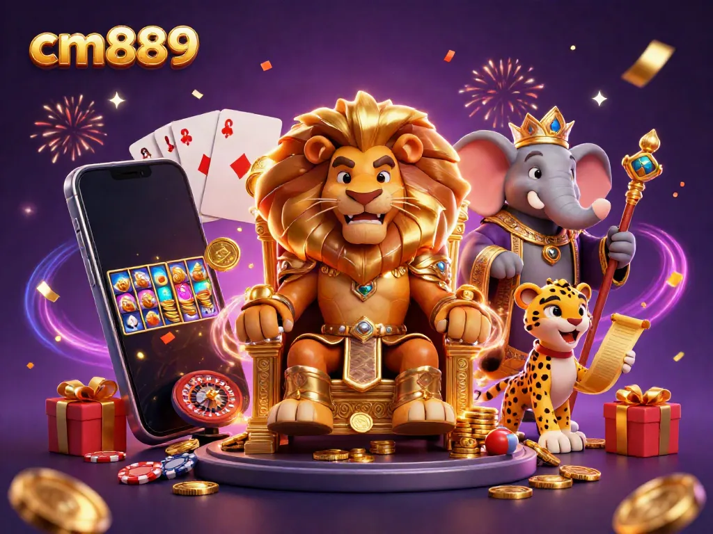 Experience thrilling slot action with cm889, featuring vibrant game visuals and charismatic characters.