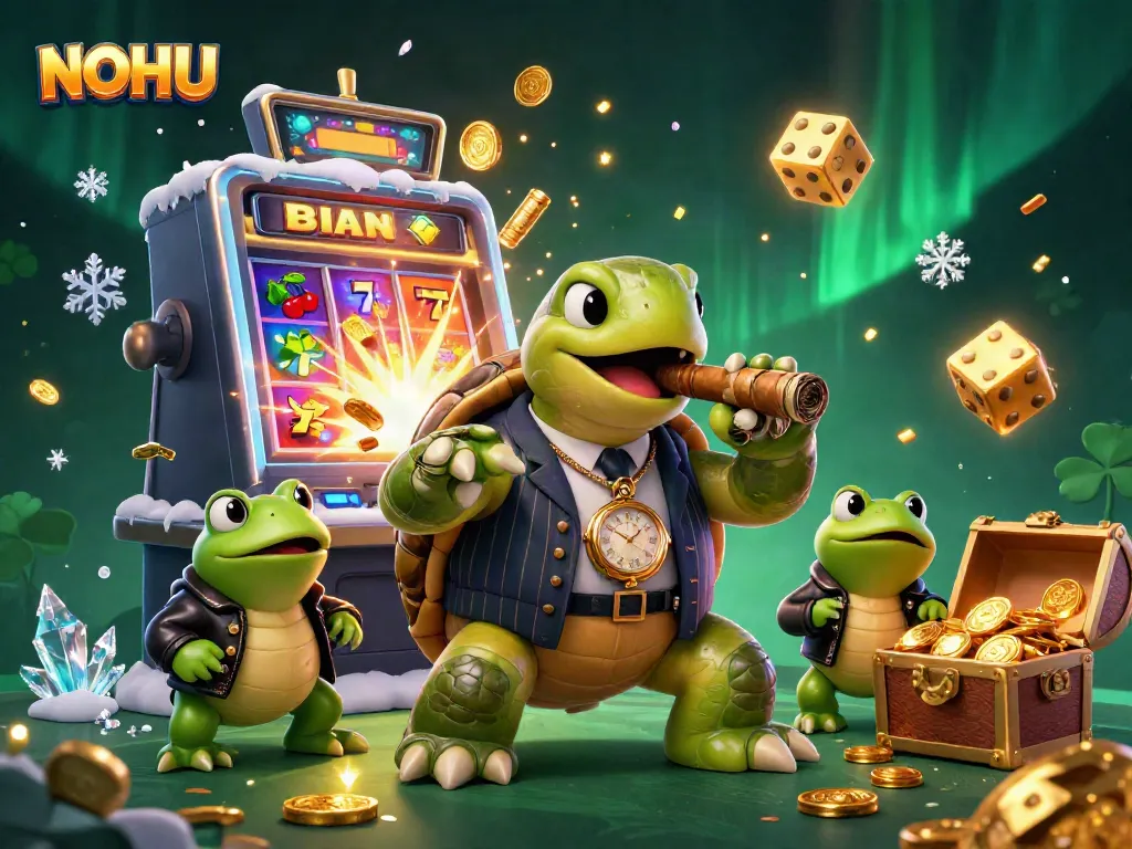 Engage with NOHU's vibrant animated casino experience featuring unique characters and dynamic gaming elements.