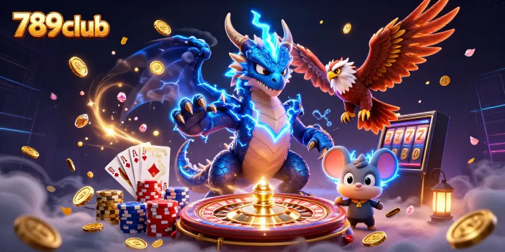 Engage with thrilling 789club casino games featuring dynamic characters and vibrant casino elements.
